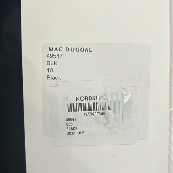 MAC DUGGAL 49547 NWT One Shoulder Draped Trumpet Gown - Picture 8 of 8